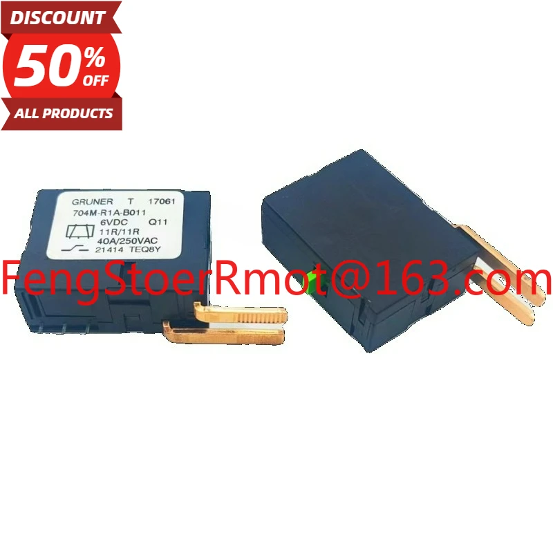 704M-R1A-B011 6VDC 11R/11R 40A/250V nuevo relé de potencia GRUNER Original
