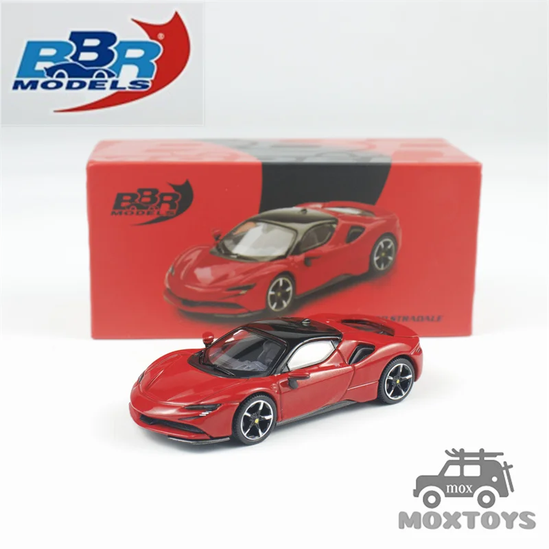 

Литая под давлением модель автомобиля BBR 1:64 SF90 Rosso Corsa BBRFER64030
