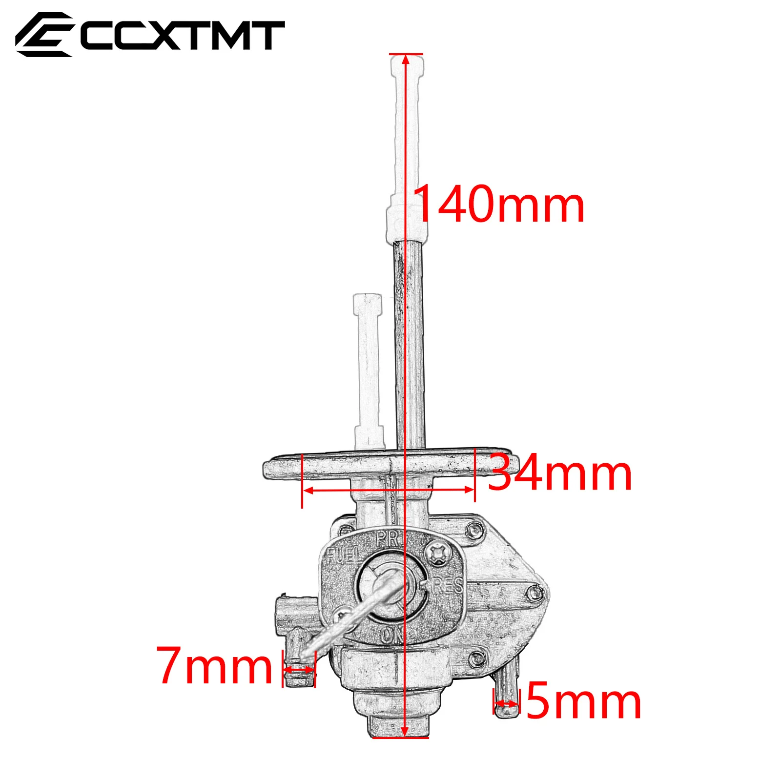 Motorcycle Fuel Petcock Gas Valve Switch Pump 34mm For Suzuki LT50 LTZ50 KFX50 Bandit GSF600 GSF1200 GT380 GT550 GT750 LT80 Z250