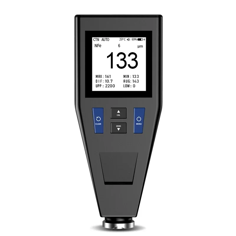 surface coating thickness gauge meter for car paint coating micron thickness gauge