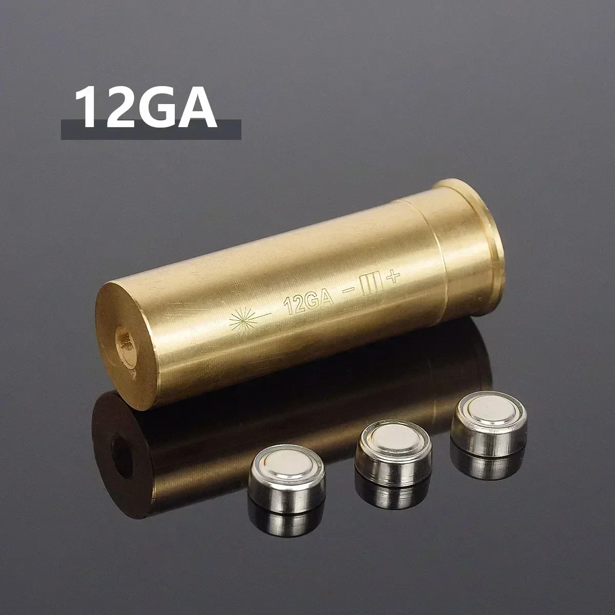 12GA 20GA 5.45x39 7.62x39 9x19mm .223 .308 .338 Gauge Red Laser Bore Sighter Training Bullet Boresighter CAL Cartridge Caliber