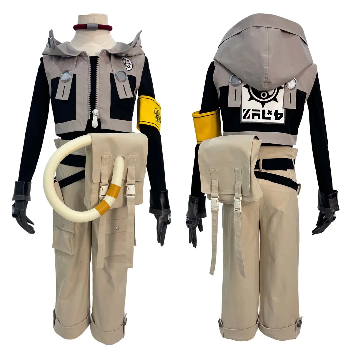 

HOLOUN Gachiakuta Anime Rudo Cosplay Costume Convention Halloween Christmas Embroidery Armband T-Shirt Pants Coat Bag Gloves