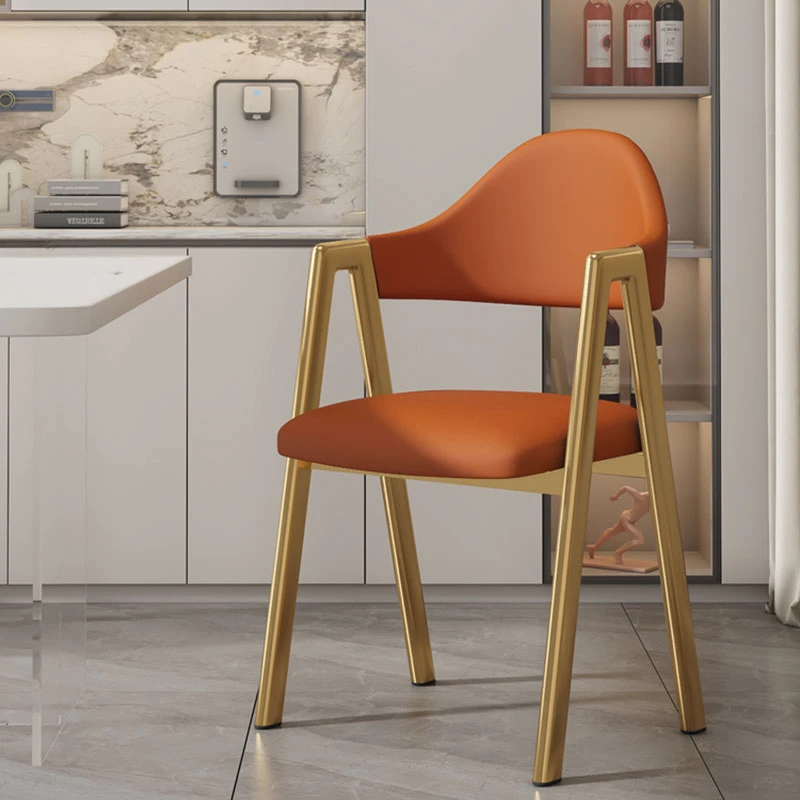 Designer Gold Dining Chairs Lounge Student Hotel Armless Dining Chair Kitchen Elastic Sedie Sala Da Pranzo Home Furniture