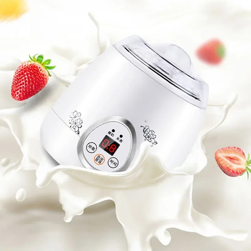 جديد 1.0L آلة النبيذ والزبادي الأرز التلقائي المنزلية متعددة الوظائف آلة تخمير صغيرة ذكية ذاتية الصنع