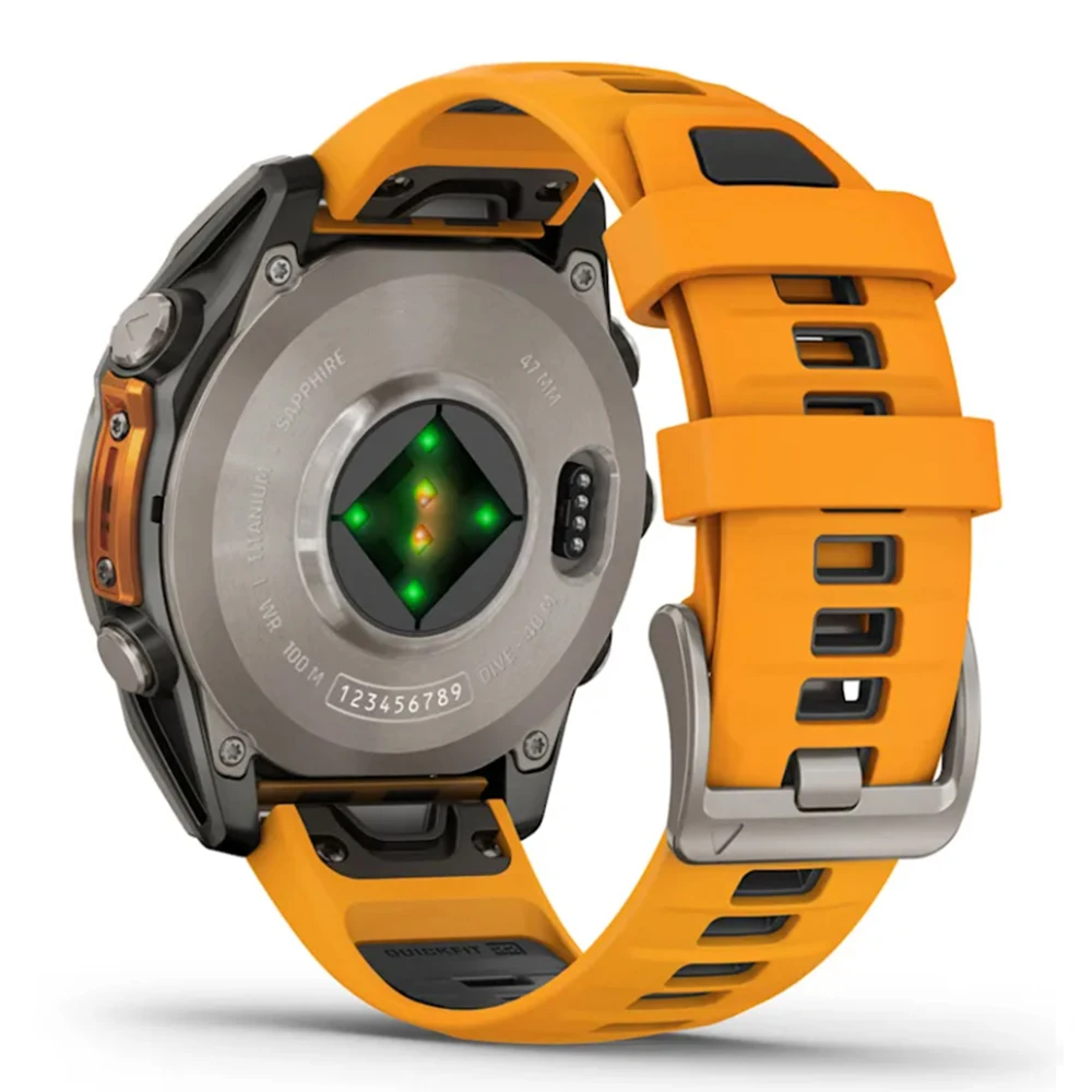 Offizielles Uhrenarmband 22 26mm für Garmin Fenix 8 9 Pro 47mm 51mm Solar 7 7X/Enduro/Epix/Tactix8 970 Sportliches Silikon QuickFit Armband – Detail 30
