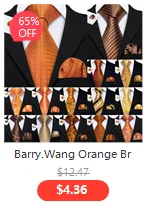 Barry.Wang Neuheit Seide Männer Krawatte Taschentuch Manschettenknöpfe Set Jacquard Tier Dinosaurier Fledermaus Gravat Krawatte Für Männliche Hochzeit Business – Detail 10