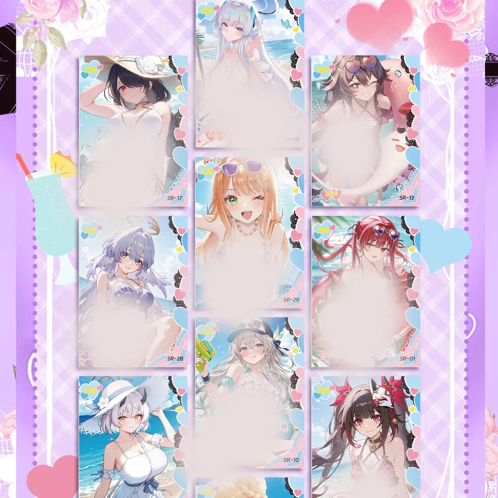 فام Fatale بطاقة آلهة قصة جمع بطاقة مجموعة كاملة ريم ميكو Waifu صندوق معزز TCG Doujin اللعب والهوايات هدية