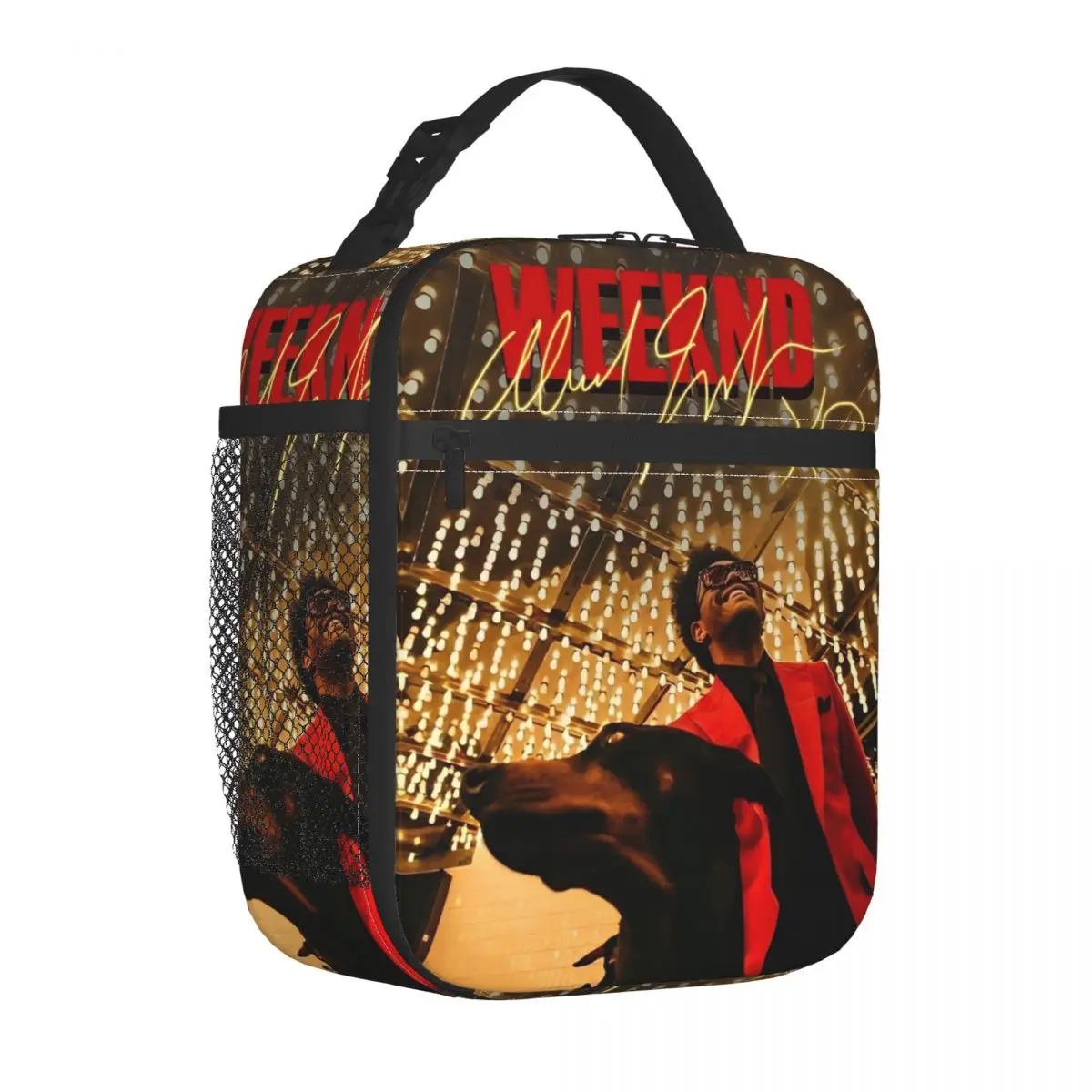 The Weeknd Starboy Music Insulated Lunch Bag Food Container Bags Portable Thermal Cooler Lunch Boxes For Travel