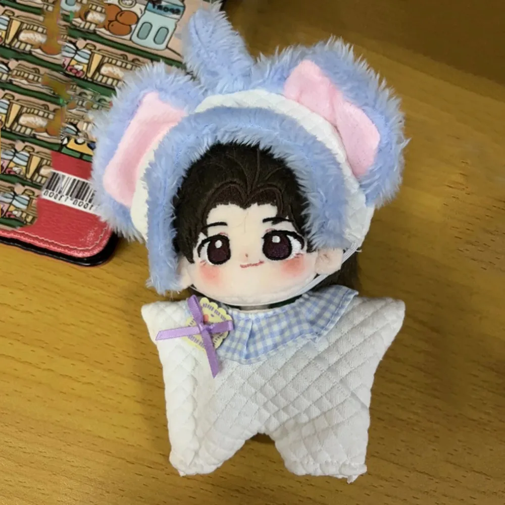 象ジャンプスーツ 10 センチメートル綿人形服スーツ素敵な 20 センチメートル人形服衣装クリエイティブ漫画帽子人形ドレスアップセット