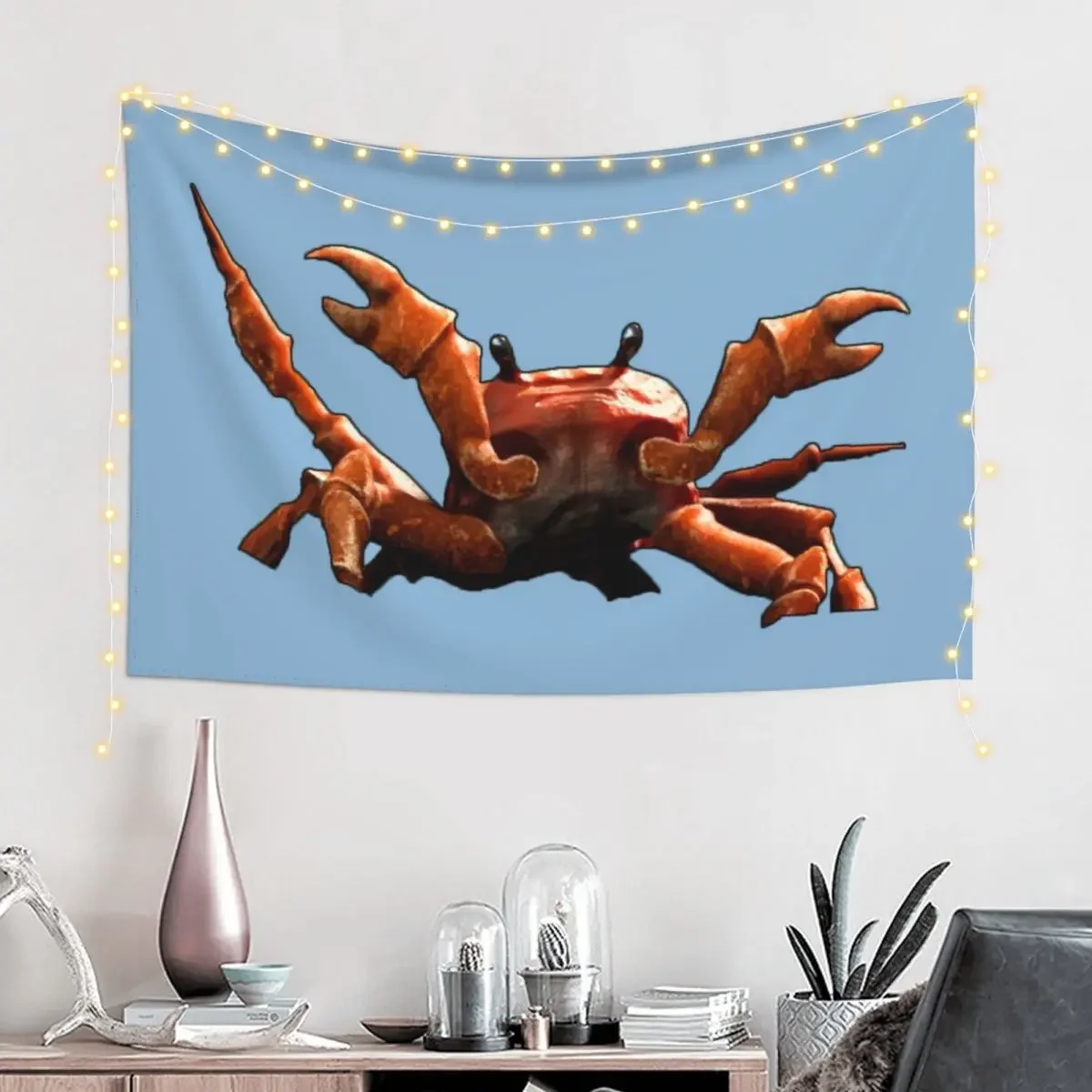 Crab Rave Tapestry Room Decorator Home Supplies Room Decor Aesthetic Room Decoration Accessories Tapestry