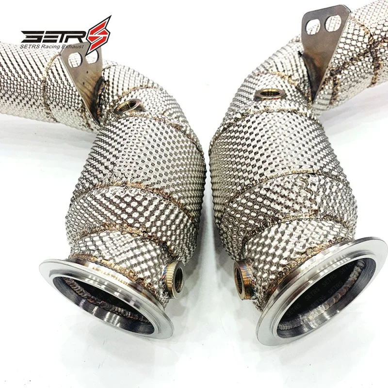 Head Section High flow Pipes Exhaust Pipes branch downpipe Exhaust Pipe with catalyst Catalyst System M5 F10