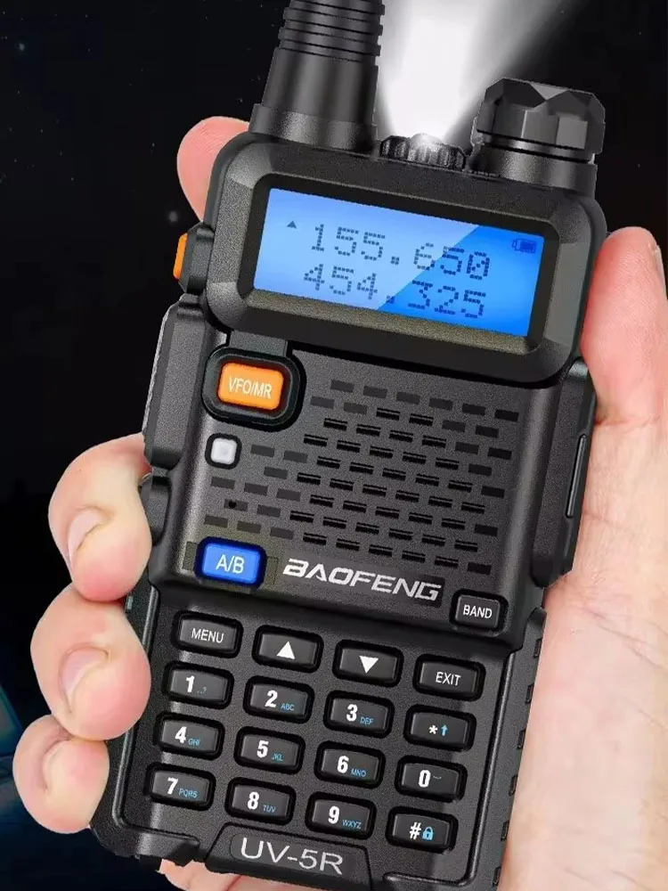 1/2/4 SZT. BaoFeng UV-5R Radiotelefon Trójzakresowy Dużej Mocy Dwuzakresowy Dalekiego Zasięgu 128 Kanałów Przenośny Radiotelefon Ręczny UV 5R Krótkofalówka Dwukierunkowa — zdjęcie 2