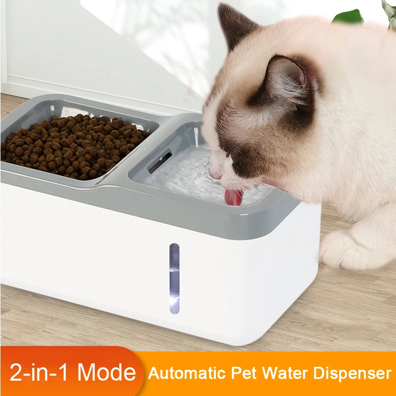 

Automatic Pet Cat Water Fountain with LED Lighting 1.5L USB Smart Dogs Cats Mute Drinker Feeder Bowl Drinking Dispenser