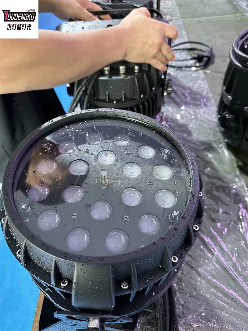 2 pieces Waterproof IP65 zoom LED par can 19x10w 4 in 1 rgbw zoom par led ip65 outdoor lighting