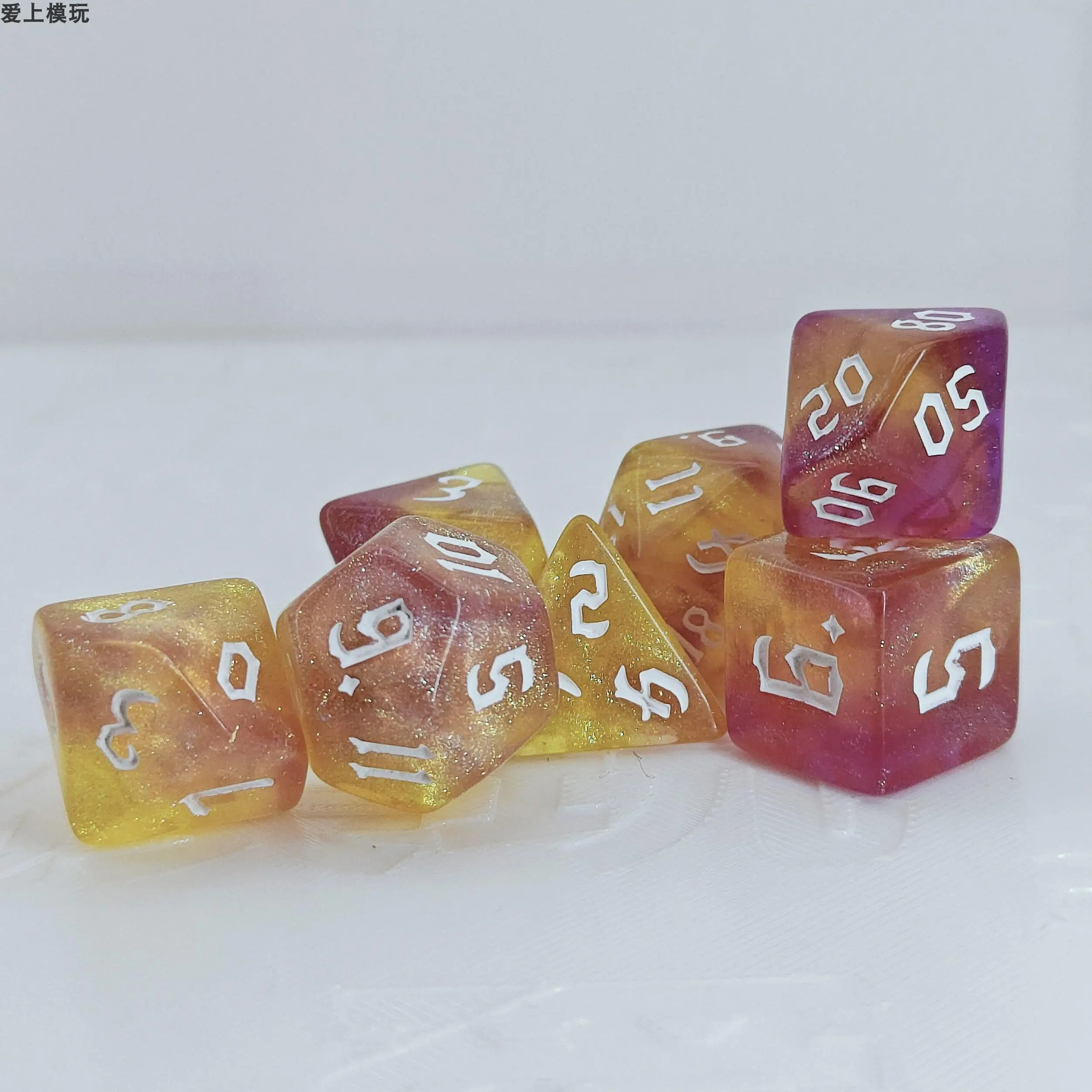 Crystal  running dnd Cthulhu COC running TRPG sieve multi-sided 20-sided Symphony dice