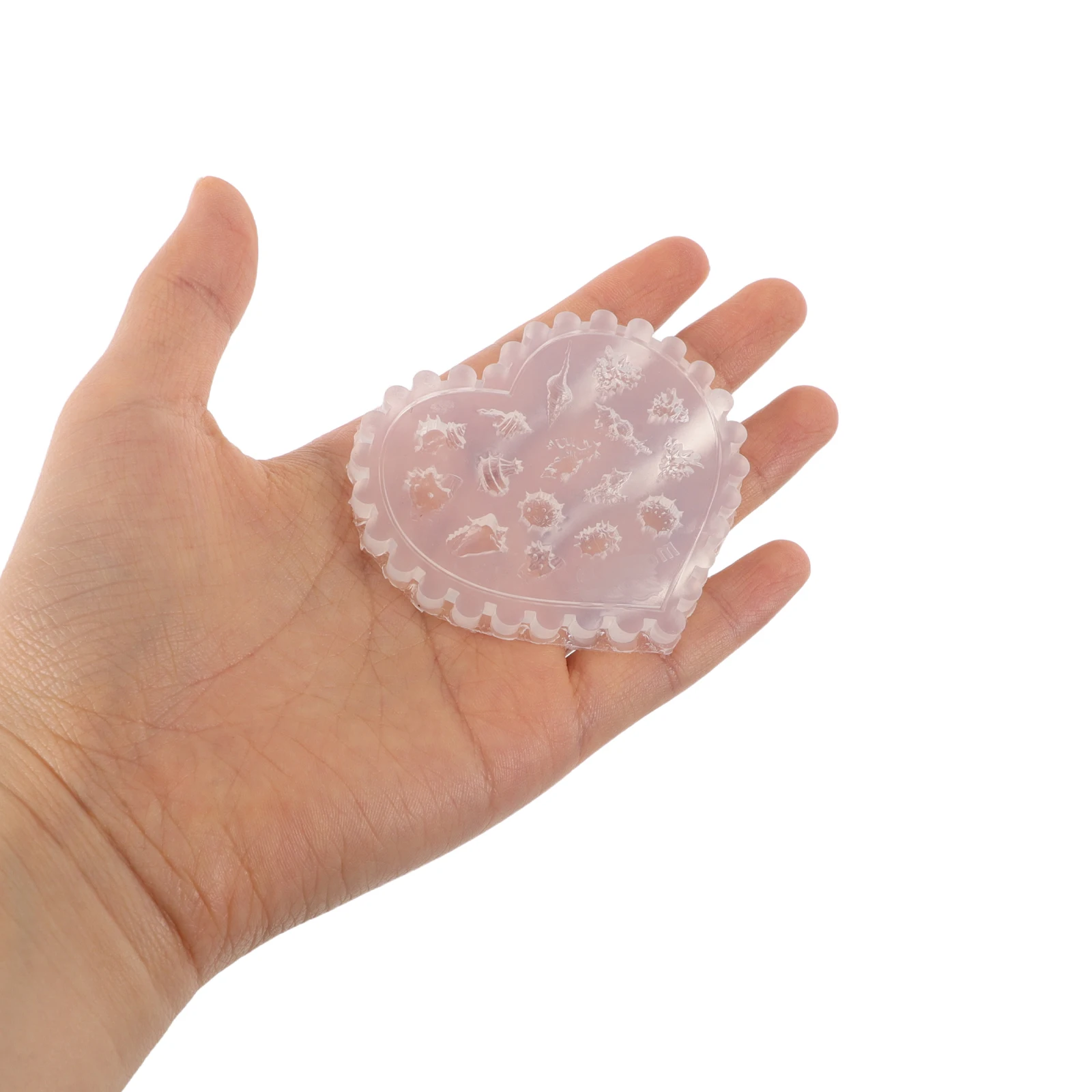 

3pcs Marine Style Silicone Nail Molds Large Conch Design Reusable Resin Craft Tool for Nail Art Ocean Inspired Seashell Shape