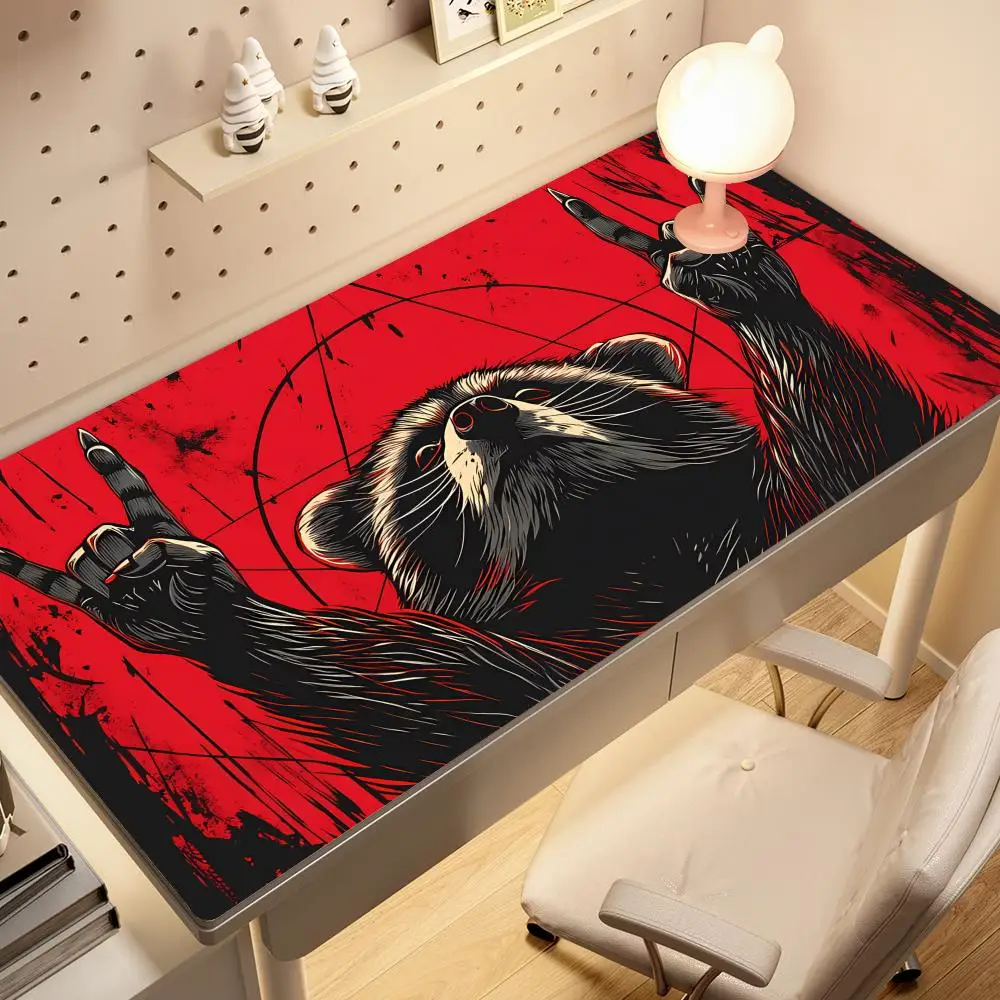 HYBXAXC Office Desk Mat Mouse Pad Comfort Desk Mat Soft Cloth Surface Natural Rubber Base for Laptop Keyboard Setup Ideal Gami