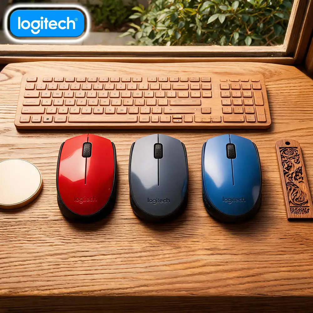 Logitech M170 Wireless Mouse 2.4GHz Firm Connection 12-Month Battery for Study Work Office Home Zones