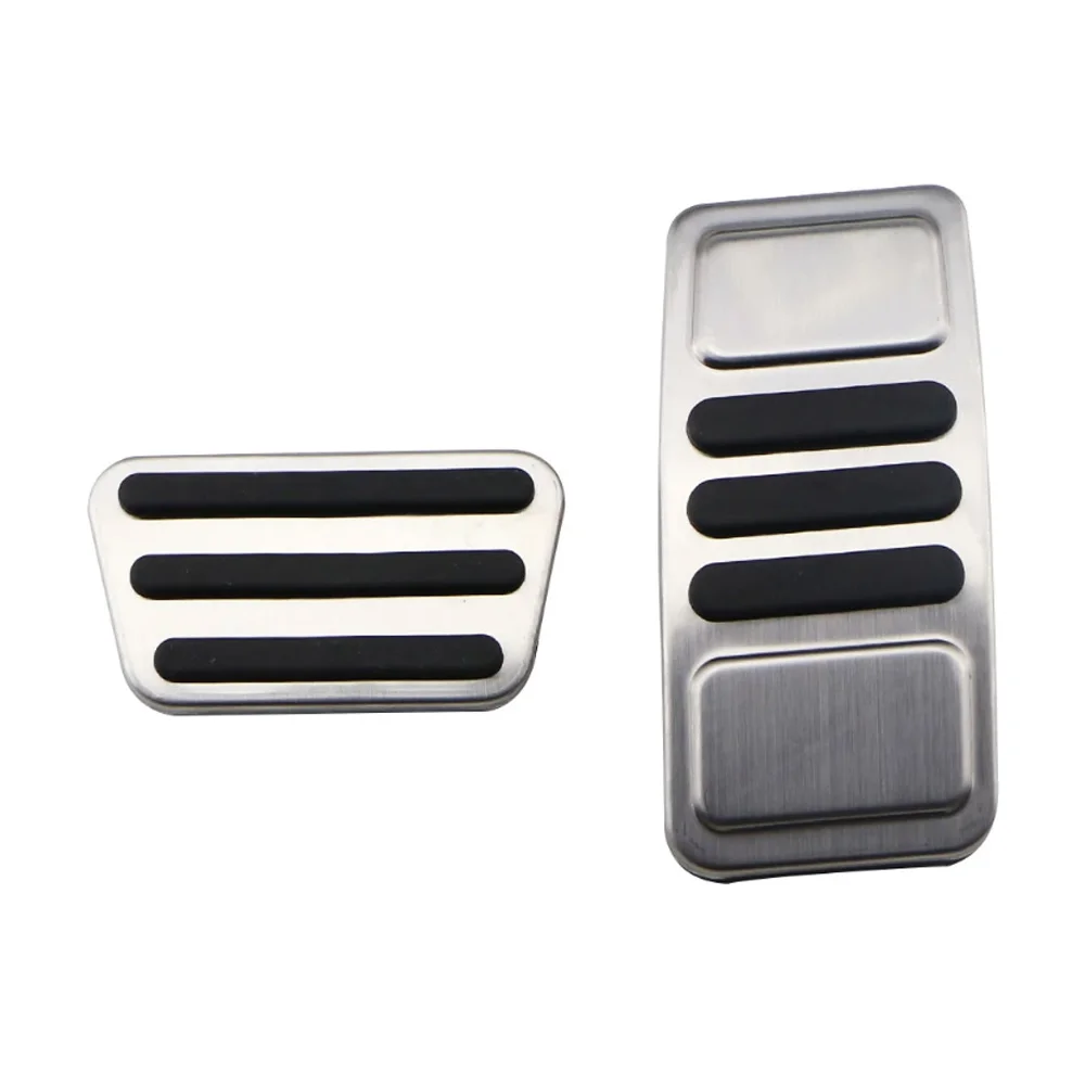 

Stainless steel Car Pedals Accelerator Gas Brake Rest Pedal Protective Cover for Ford Mustang 2015 - 2021 Interior Accessories