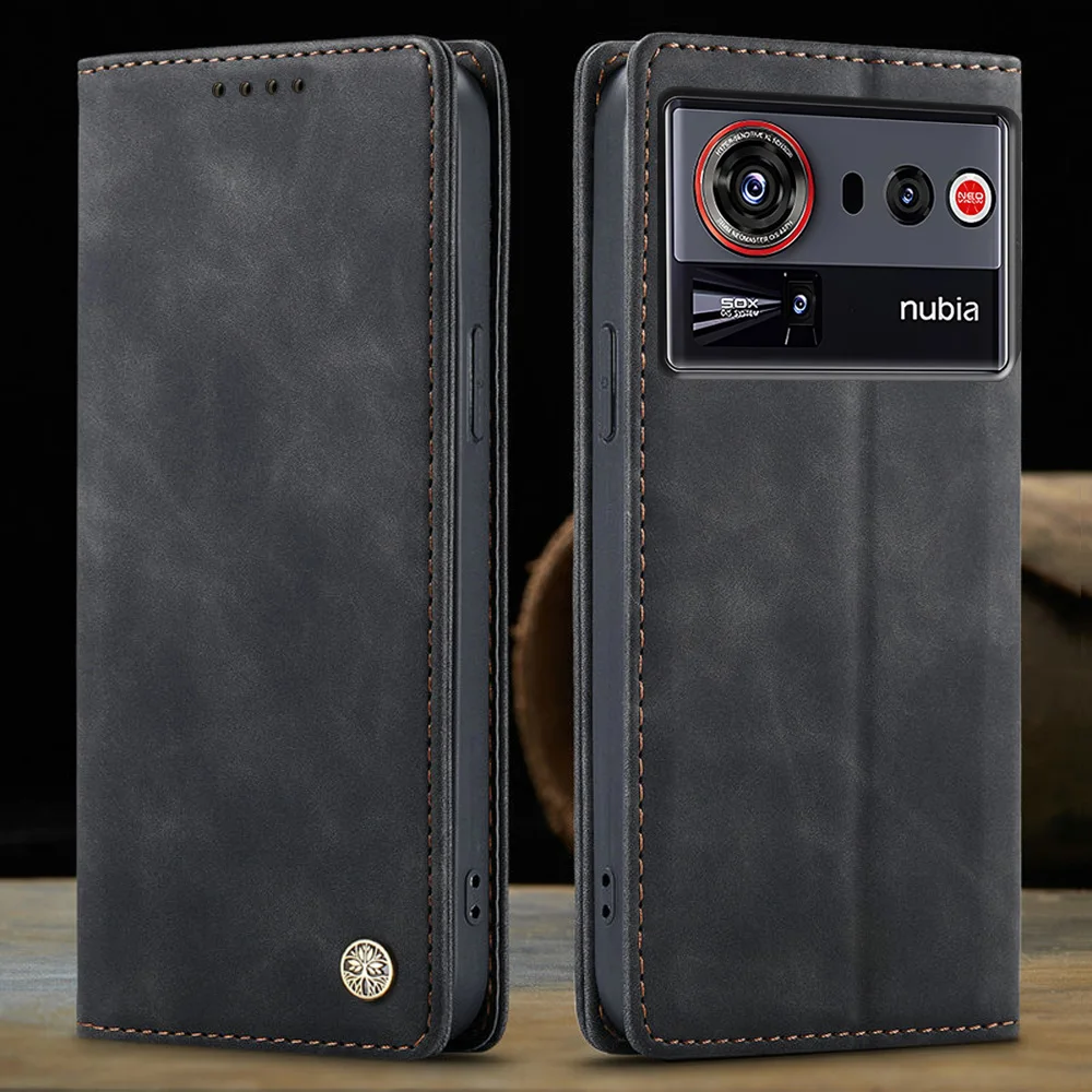 Luxury Case for ZTE Nubia Z80 Ultra 5G 2025 RFID Leather 360 Protect Book Funda Nubia Z70 Z60 Z60s Z50s Pro Z 50 60 70 80 Ultra