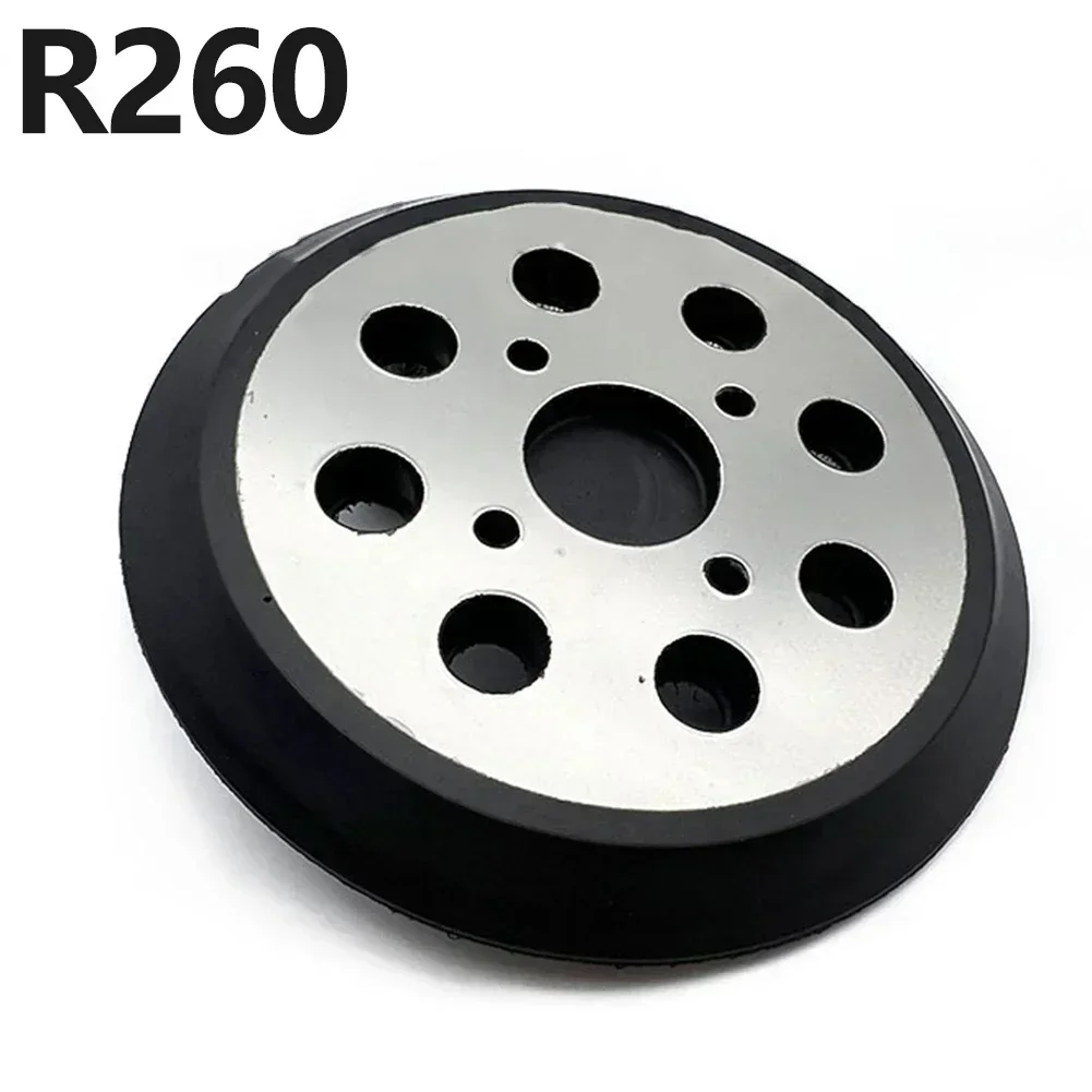 1pc 5inch Hook And Loop Sanding Pad 8 Hole Polishing Pads For R2600 R2601 Random Orbit Sander 300527002 With Hard Backing