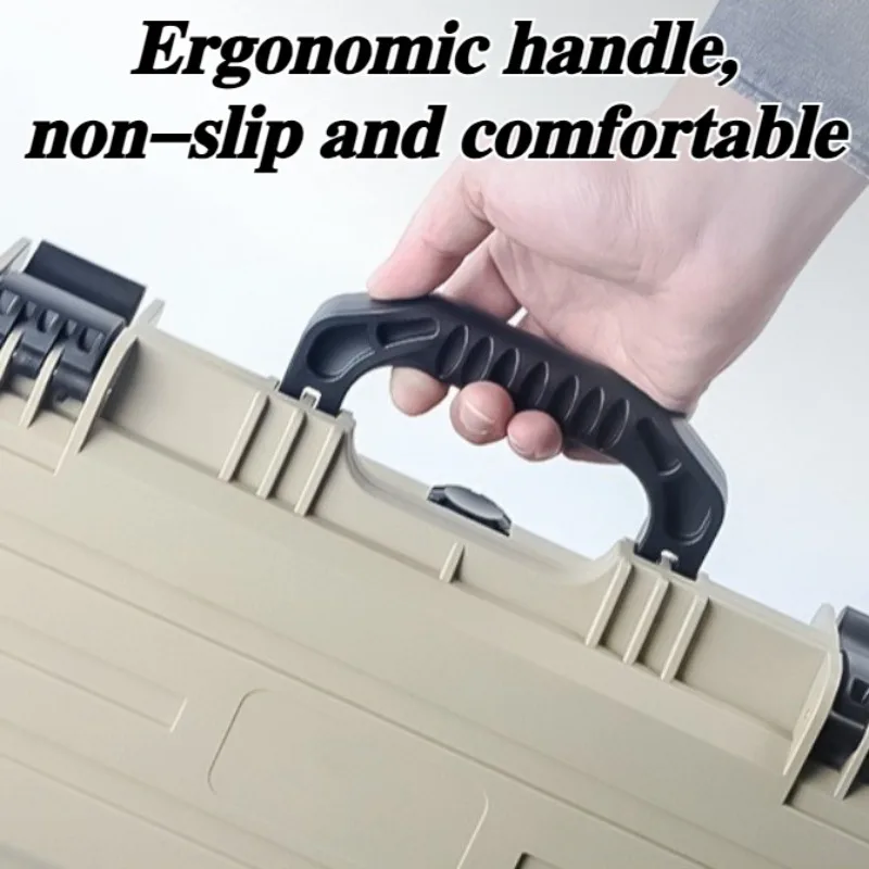 Caixa de ferramentas à prova d'água, organizador de ferramentas à prova de umidade, caixa de ferramentas portátil de proteção de segurança para instrumentos e equipamentos