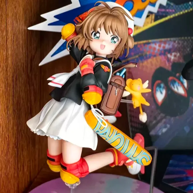 

Новая коллекционная фигурка Сакуры (Cardcaptor Sakura) 1:1, 20 см, из ПВХ, с Керо, для декора рабочего стола, подарок для фанатов аниме, оптом