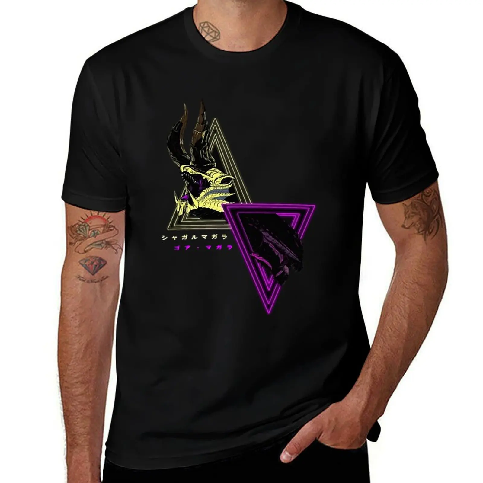 Camiseta shagaru / gore magala, camiseta minimalista informal de manga corta