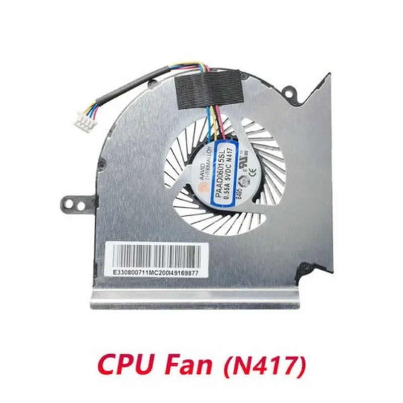 Laptop CPU GPU Cooling Cooler Fan For MSI MS-16P7 GL63 GE63 GP63 GV63 GL73 GP73 GE63VR GE73VR MS-16P1 MS-17C1 N417 / N384