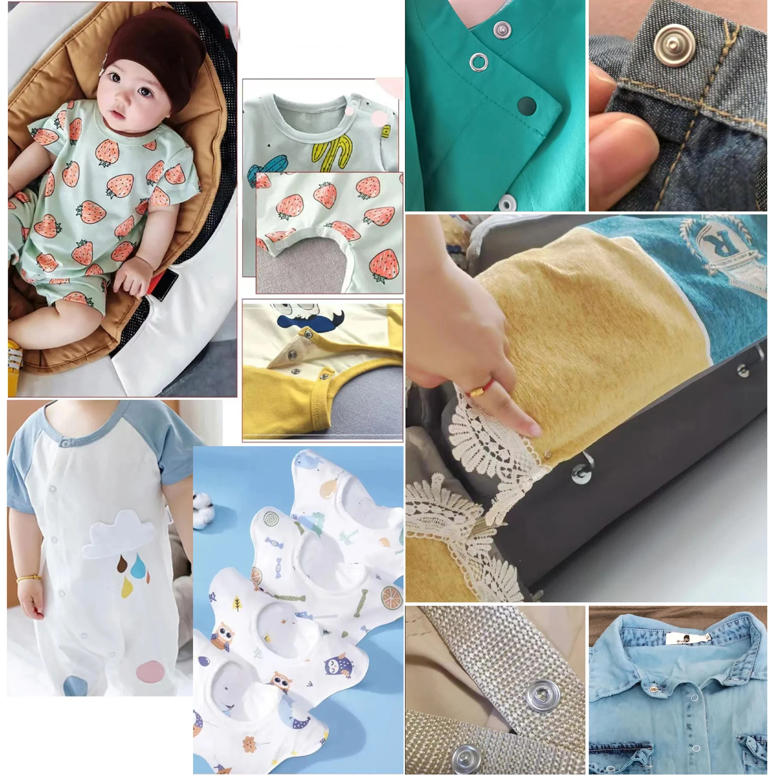 プライヤーツールアクセサリー金属スナップボタンファスナープレススタッドブートン圧力ファスナー DIY インストール服ジーンズバッグクリップ