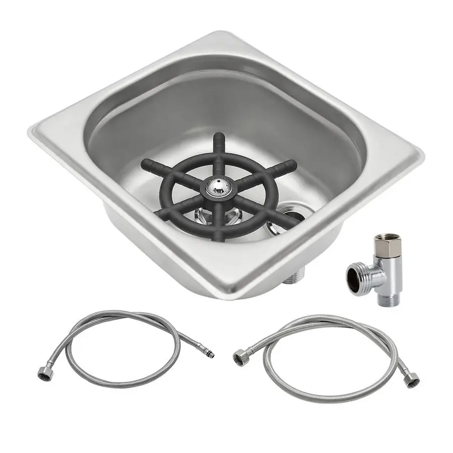 

Rinser , Automatic Glass Cup Washer , 304 Stainless Steel Coffee Milk Tea Cup Cleaner, for Home Kitchen Hotel Bar Restaurant 6.9