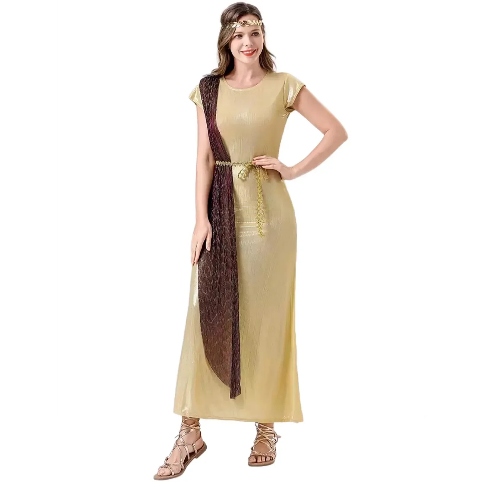 Adult Ladies Grecian Goddess Toga Fancy Dress Costume