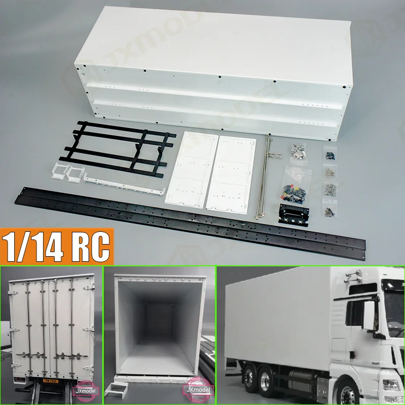 JXmodel Metal Simulation Model Secret Carriage Kit for 1/14 Tamiya RC Truck for SCANIA 770S R620 for VOLVO Arocs MAN TGX Car