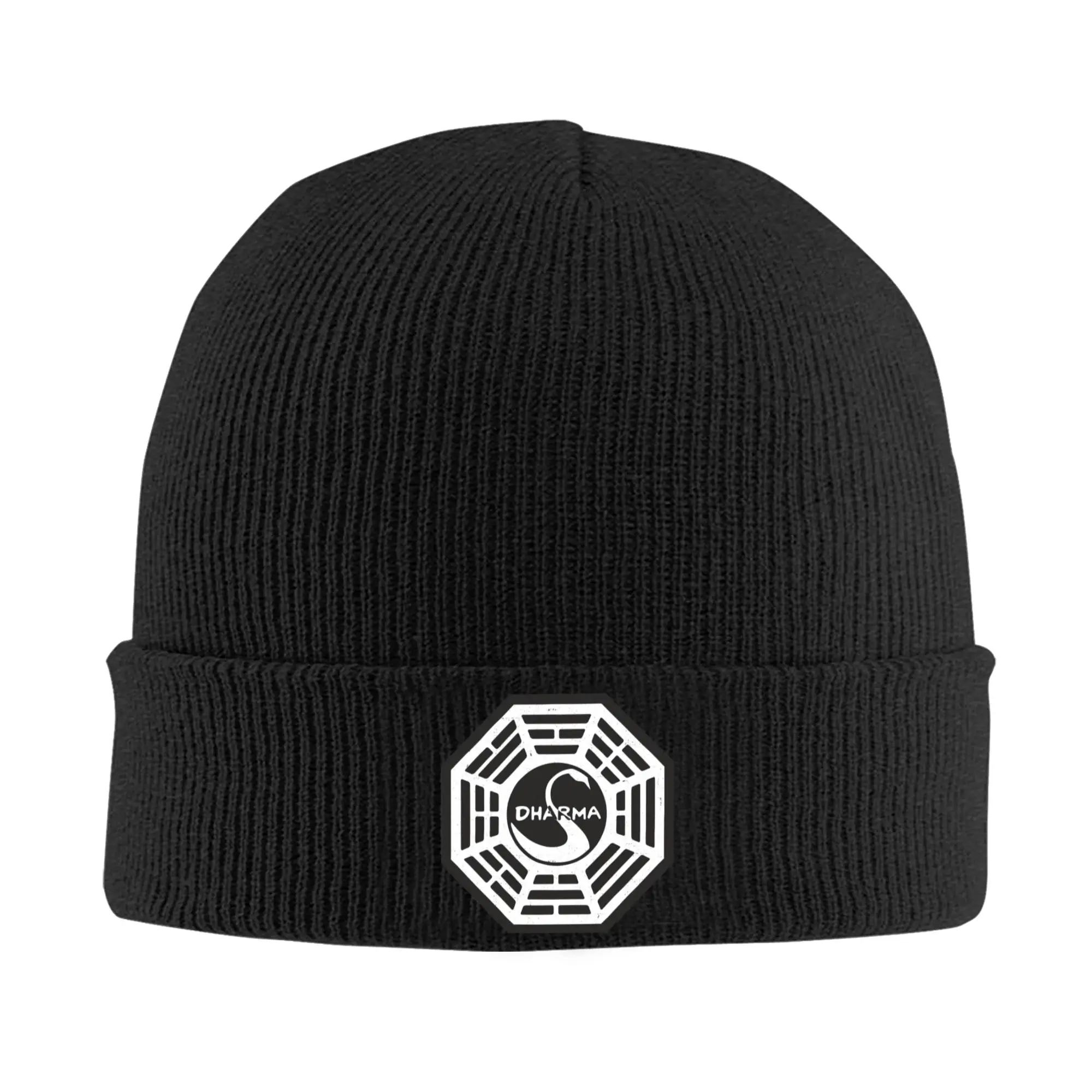 Dharma Initiative Lost The Swan Knitted Hat Beanies Autumn Winter Hats Warm Acrylic Fashion TV Show Cap Men Women Birthday Gift