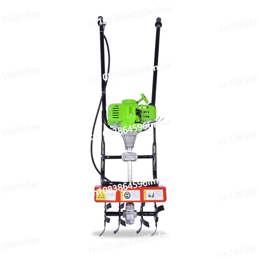 Mini Hand Push Walking Rotary Tiller 52CC 1900w TWO-Stroke Gasoline Engine Walking Tractor Rotary Tiller,Walking Cultivator