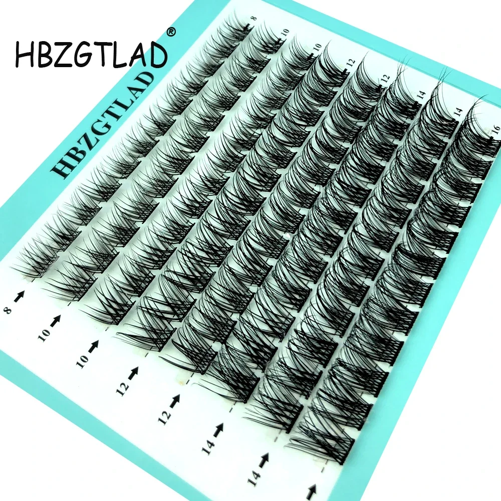 Segmented eyelashes mink eyelashes 96 bundles 3D volume personal eyelash cluster makeup tool eyelashes