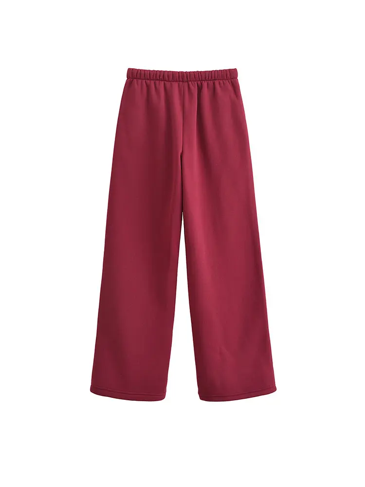 2025 casual chique feminino terno sólido com capuz zíper superior solto calças compridas com cordão nova moda conjuntos de férias