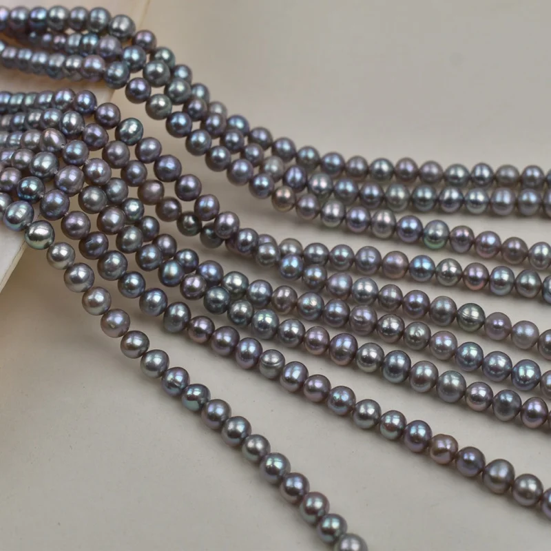 

5-5.5mmNearly round pearl gray