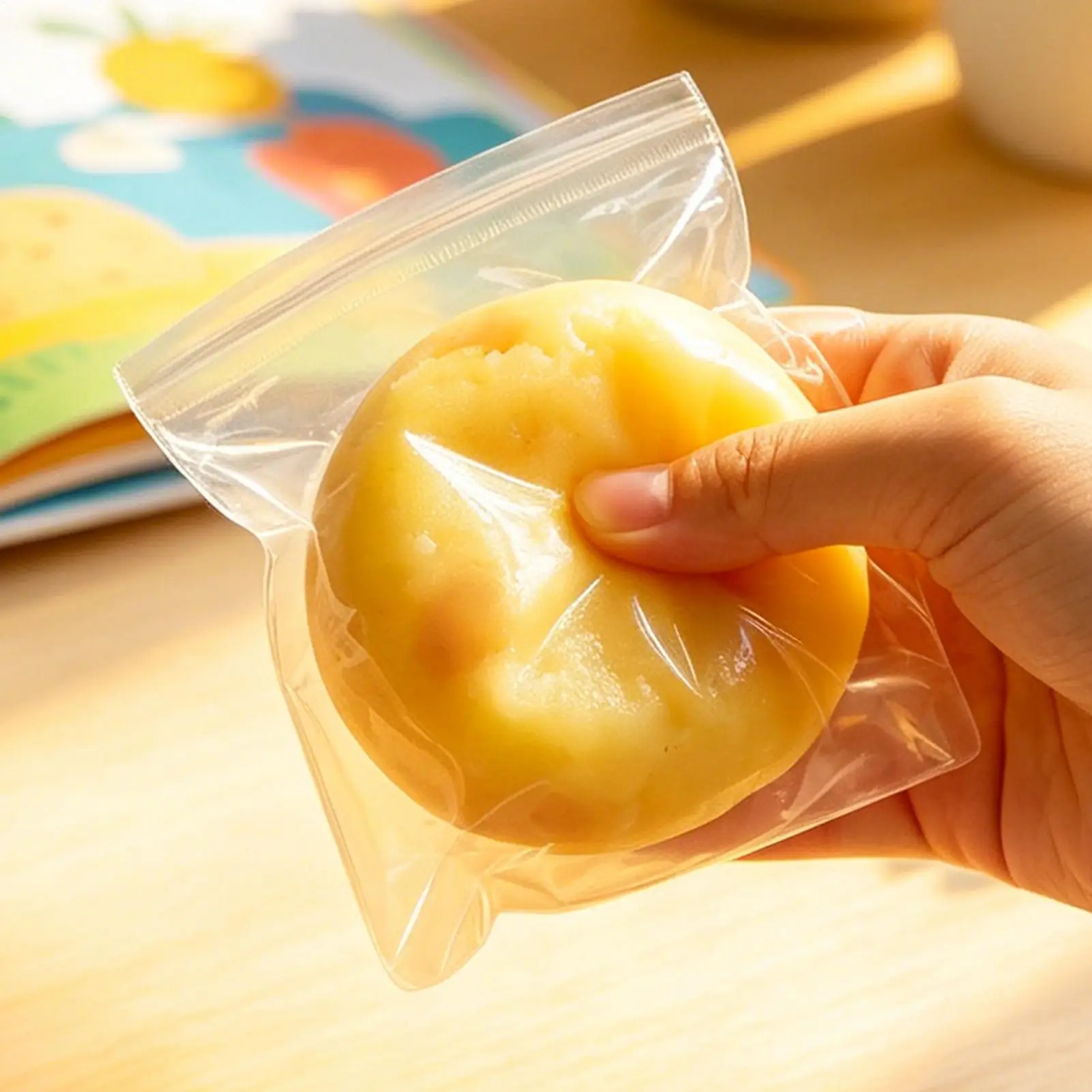 Squeeze Toys Soft Cute Mashed Potato Children Food Sensory Toys For Classroom Prize Stocking Stuffers Party Favors Home Office