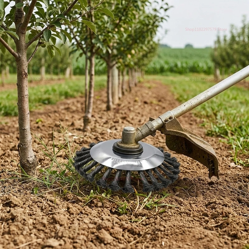 หัวตัดหญ้าแบบแปรงลวดเหล็กขนาด  - Gardening Tools For Weeds บทวิจารณ์และราคา