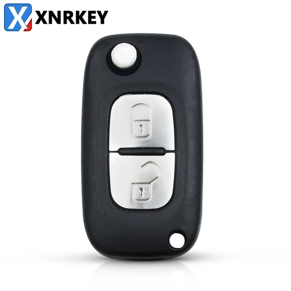 

XNRKEY 2 Button Modified Flip Folding Remote Car Key Cover For PEUGEOT 406 407 408 308 307 107 207 Fob Case CE0523 Key Shell