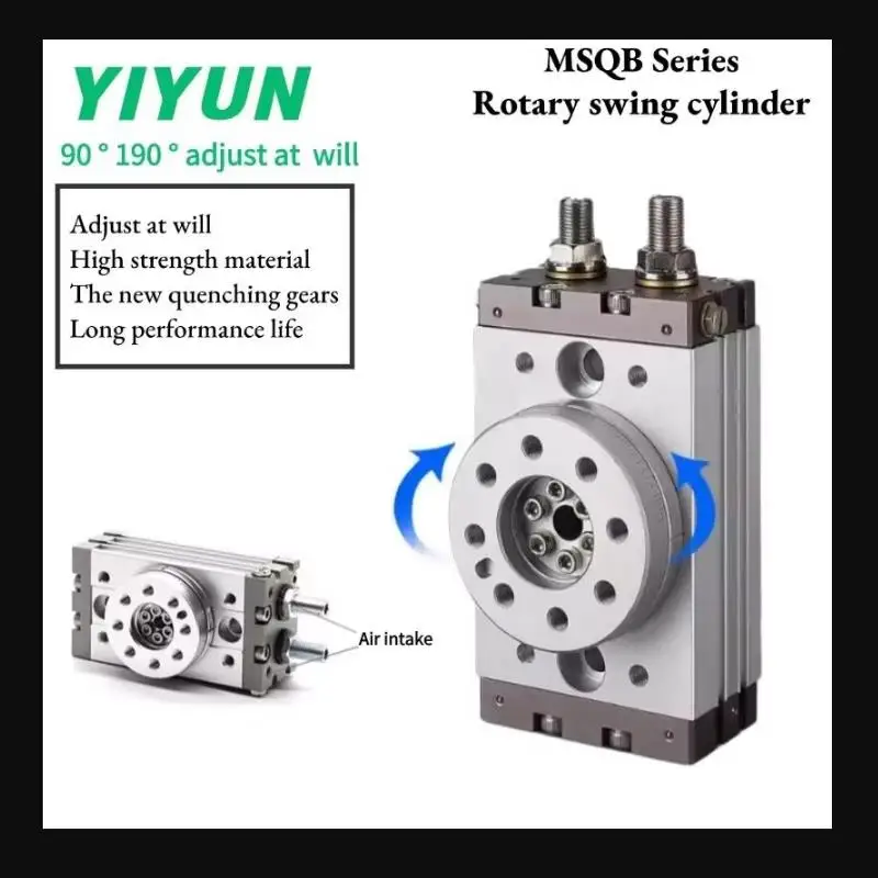 Pneumatic Rotary Cylinder MSQB10A/MSQB20A 30A 50A 70A 100A 200A,MSQB1A/MSQB2A/MSQB3A/MSQB7A/MSQA1A/MSQA2A MSQ Series