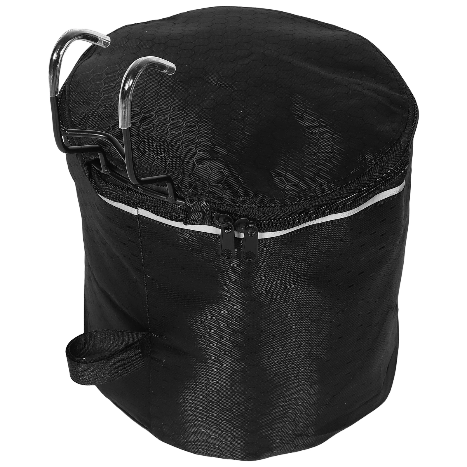 

Detachable Bicycle Basket Front Mount Folding Storage Container for Electric Bike Mountain Bike Canvas Carry All Weather