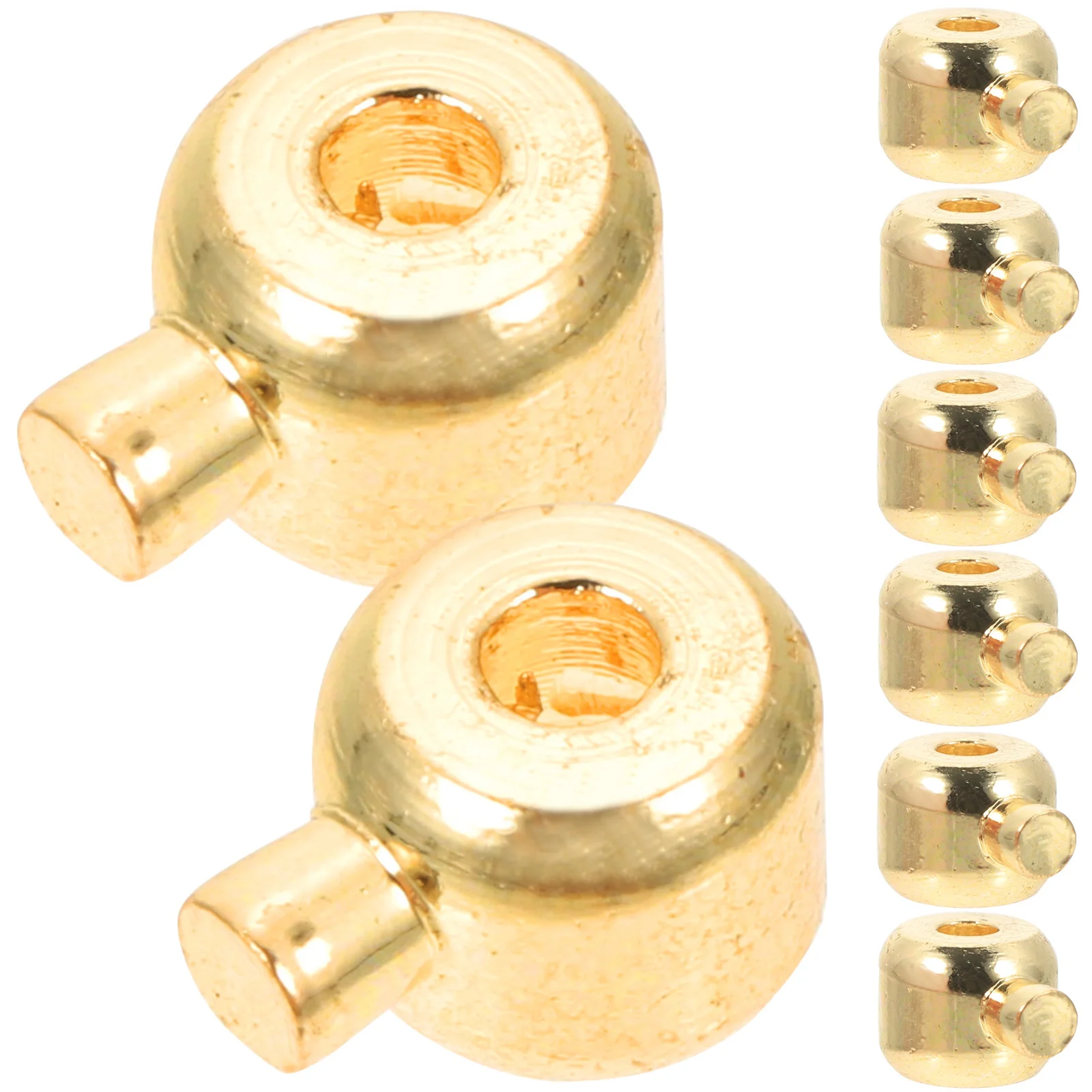 

8pcs Bracelet Accessories Alloy Diy Buckles Jewelry Making Supply Pendant Connector Clasps For Necklace Crafting Findings