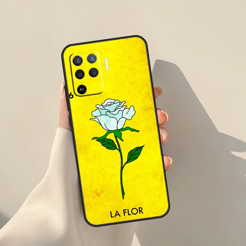 Mexican Bingo Loteria Case For Oppo A94 A74 A54 A60 A80 A40 A18 A38 A58 A78 A98 A96 A76 A16 A15 A17 A57 A77 A5 Pro view 5