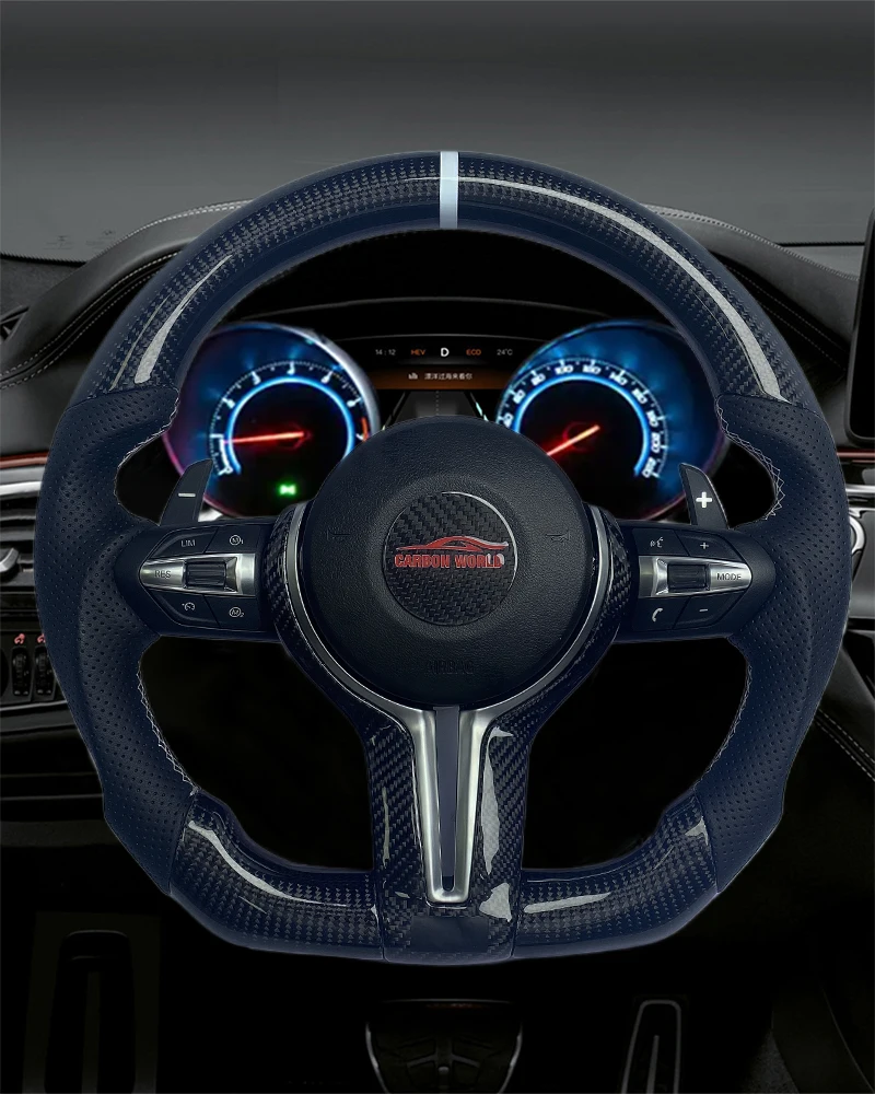 

Customizable high performance carbon fiber leather steering wheel for BMW F30 F32 F10 F20 F07 F01 E46 E60 E90 M3 M5 M6 series