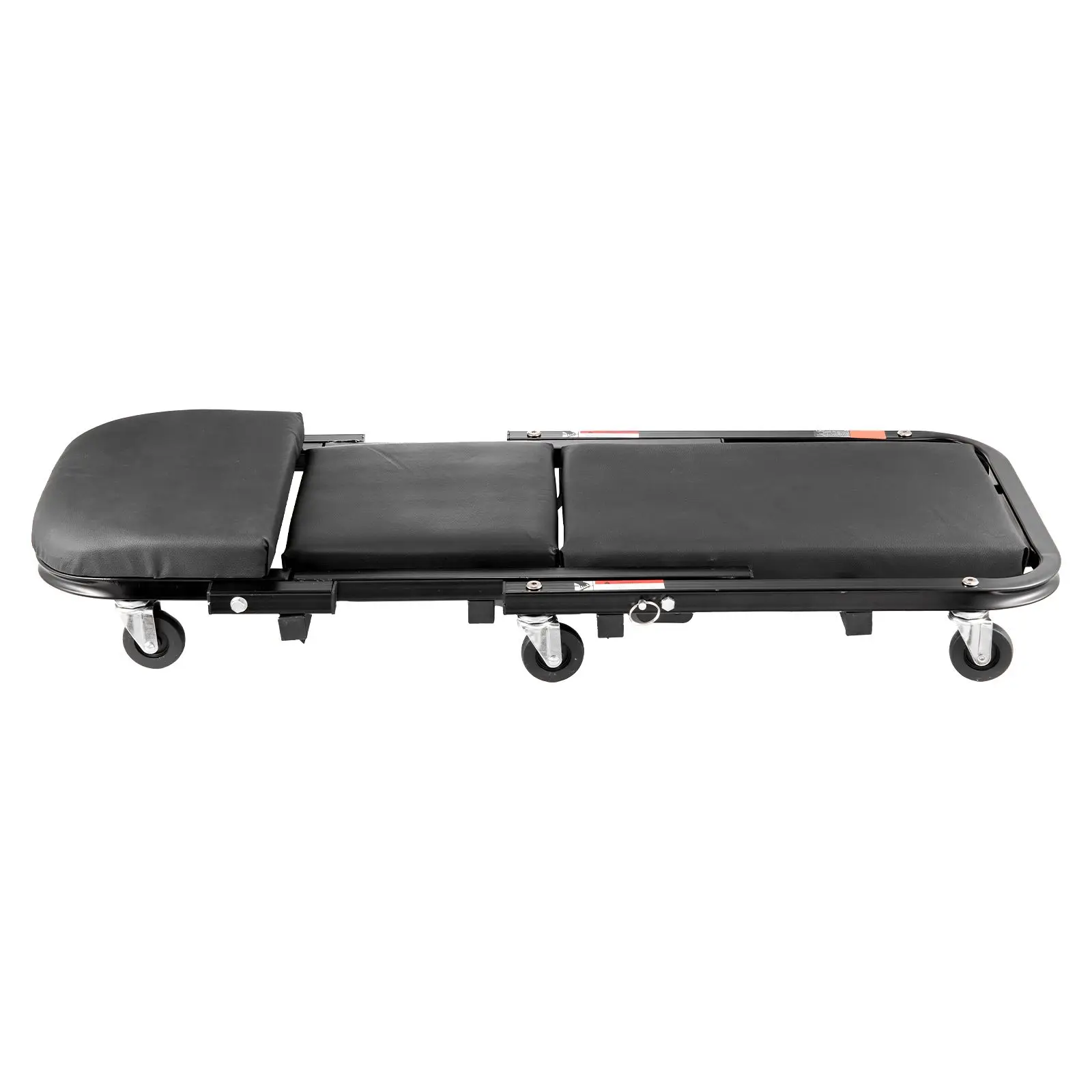 Foldable Z Garage Creeper, 40 in, 450 lbs Load Capacity Rolling Folding Mechanic Creeper Stool, with 6 Universal Wheels Padded