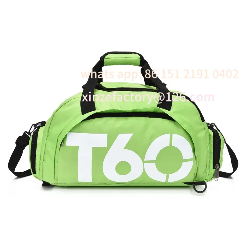 

Customizable Travel Sports Bag Men Gym Bag Oxford Dry Wet Separation Bag Large Capacity Yoga Sports Backpack Luggage