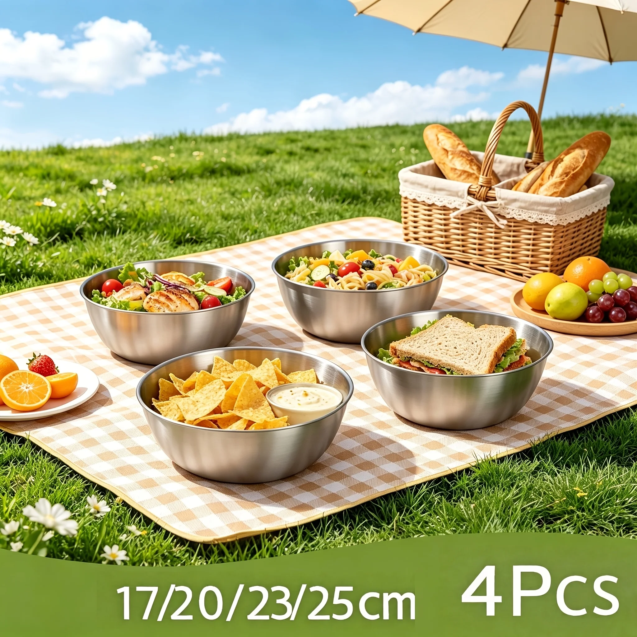 4Pcs, 17/20/23/25cm Multifunct - Kitchen Home Gadgets ulasan dan harga