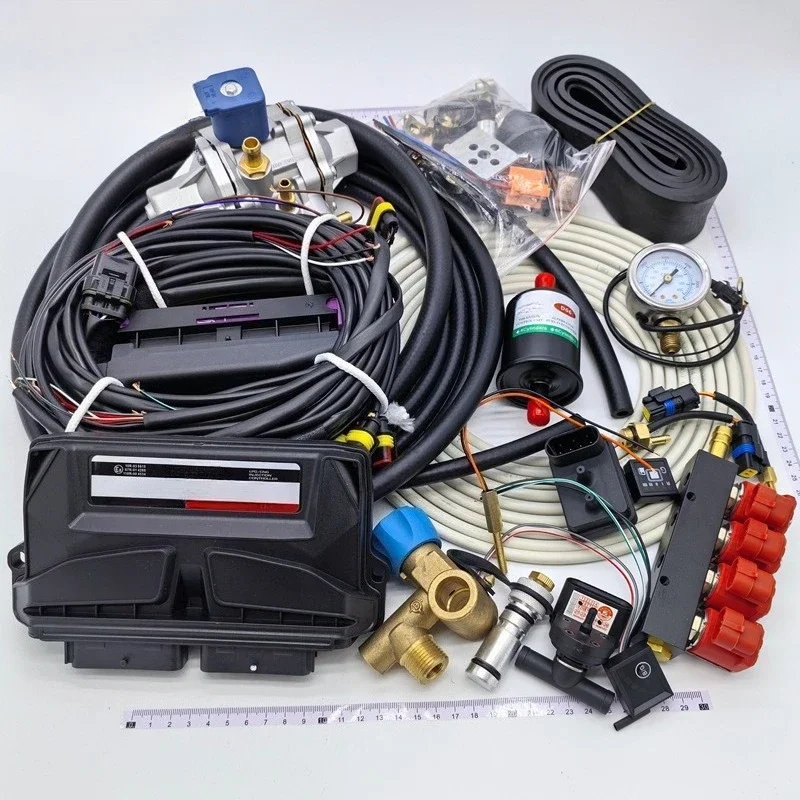 Auto Fuel Conversion Unit, STAG300 6‑Cylinder CNG Conversion Kit, Petrol to Natural Gas Retrofit Auto Accessories